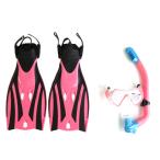 3 позиций комплект детский Kids воздуховод "snorkel" комплект маска ласты розовый S/M размер 18cm~20.5cmshuno-ke кольцо замутненный . прекращение подводный очки 