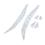  aluminium панель подножки 6 шт. комплект Yamaha Majesty 125ko Maje под ногами foot коврик на пол . стальной лист металлизированный серебряный мотоцикл 
