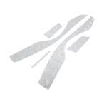  aluminium панель подножки 4 шт. комплект Suzuki SKY WAVE 250 CJ44 CJ45 CJ46A под ногами foot коврик на пол . стальной лист металлизированный серебряный мотоцикл 