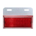 トラック用 LED サイド マーカー ランプ ダウンライト付き レッド 赤 1個 24V 角型 アンダー ライト トラック デコトラ 車幅灯