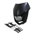  Enduro head обтекатель фар маска черный чёрный клапан(лампа) имеется 12V off-road KTM EXC AND XC-W MODELS Husaberg motard 
