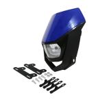  Enduro head обтекатель фар маска голубой × черный клапан(лампа) имеется 12V off-road KTM EXC AND XC-W MODELS Husaberg motard 