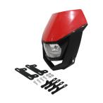  Enduro head обтекатель фар маска красный × черный клапан(лампа) имеется 12V off-road KTM EXC AND XC-W MODELS Husaberg motard 