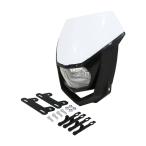  Enduro head обтекатель фар маска белый × черный клапан(лампа) имеется 12V off-road KTM EXC AND XC-W MODELS Husaberg motard 