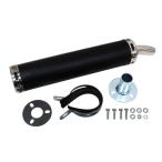 2 ход 2st камера muffler глушитель NS50F NSR50 NSR80 NSR125 NSR250 NS-1 черный чёрный 1 шт. 2 -тактный прокладка болт имеется 
