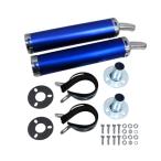 2 ход 2st камера muffler глушитель NS50F NSR50 NSR80 NSR125 NSR250 NS-1 синий blue 2 шт 2 -тактный прокладка болт имеется 