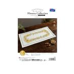 ショッピングミモザ Olympus オリムパス 刺しゅうキット クロスステッチ オノエ・メグミ テーブルセンター 1207 ミモザ の リース