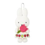 ミッフィー miffy and tulips ぬいぐるみマスコットキーチェーン 4905610601295