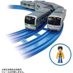 ショッピングプラレール 送料無料 プラレール ありがとう!E217系横須賀色＆湘南色ダブルセット プラキッズ付属