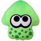送料無料 スプラトゥーン2 Splatoon2 ぬいぐるみクッション イカ ネオングリーン 4905330200761