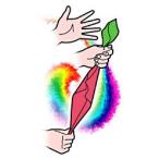  фокус Basic Magic выцветание носовой платок -fM11009