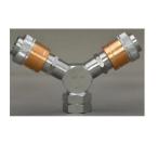 アポロコック 小池酸素 酸素調整器用二股ソケット BS-1N