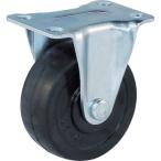 キャスター トラスコ プレート式キャスター TYGK-25 ゴム車 固定式 車輪径25mm インボイス制度対象適格請求書発行事業者