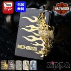 ジッポー ZIPPO ライター ハーレーダビッドソン 日本限定モデル  HDP-01/HDP-02/HDP-74/HDP-75 エッチング銀イブシ フライングイーグル シルバー HDP-76 豪華