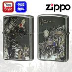 ジッポー ZIPPO ライター CHARACTER 天野喜孝 両面加工 街 80221 豪華 喫煙具 シンプルなデザイン オイルライター 誕生日 就職祝 贈り物に 退職祝い