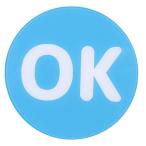  двусторонний печать знак plate переключатель магнит двусторонний магнит (OK NG, 8cm круг ( толщина 4mm))