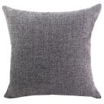  чехол на подушку для сидения серый 55X55linen наволочка простой оригинальный цвет . лен ткань подушка покрытие модный Северная Европа хлопок лен производства квадратный диван . данный . Dakimakura покрытие всесезонный 