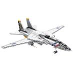 航空機F-14トムキャット戦闘機ビルディングセット、1600粒子、ヘリコプター戦闘機軍用機モデルセット、ビルディングブロックセット、レゴ互換、66 * 55 * 17cm