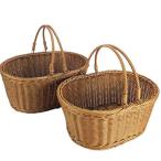  пикник корзина корзина плетеная корзинка ручной вязки корзина ...2.. ручка имеется Fruits Basket мелкие вещи место хранения стиль натуральный бардачок фрукты / вино / приправа 