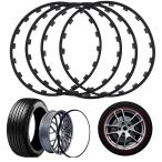 4PCS машина обод колеса протектор 16-20''Te-S-La модель 3 колесо край отделка протектор кольцо соглашение универсальный шина обод защита столкновение предотвращение scratch предотвращение ka