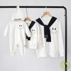 家族写真 お揃いコーデ 親子ペアルック ベビー トレイナー 親子コーデ 赤ちゃん カバーオール ロンパース 長袖 親子お揃い 春秋冬 子供服 お兄弟 姉妹 出産祝い