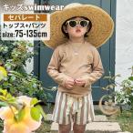 キッズ水着 男の子 セパレート 長袖 上下セット 水着 ボーイズ 子供 男の子 水着 ショートパンツ ベビー水着 ハーフパンツ スクール水着 韓国風 スイムスーツ