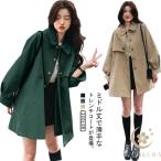  тренчкот женский средний длина внешний пальто длинный рукав тонкий весна осень-зима жакет средний длина джемпер .. офис модный подкладка есть 