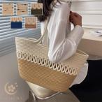 ショッピングストローバッグ かごバッグ  カゴバッグ レディース トートバッグ おしゃれ 夏 トートバッグ  軽い 大容量 浴衣バッグ サマーバッグ バッグ 女性 ストローバッグ 軽量 旅行
