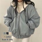 中綿コートジャケット レディース フード付き 冬 両面着 アウター ショート丈 中綿ジャケット ブルゾン 軽量 軽い 暖かい 暴風 防寒