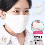 布マスク 洗える マスク 3D 立体型 繰り返し使える フィルターポケット付き フィルターポケット フィルター ポケット 無地 シンプル カラー 色付