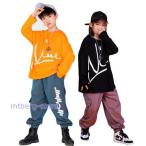 ダンス衣装 キッズ ヒップホップ  ダボダボ シャツ 長