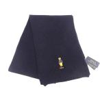 ■新品■未使用■ POLO RALPH LAUREN ポロラルフローレン アクリル×ナイロン×ウール マフラー メンズ レディース ネイビー系 AS7433