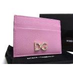 ショッピングGABBANA ■新品■未使用■ DOLCE＆GABBANA ドルチェ&ガッバーナ レザー ラインストーン カードケース カード入れ パスケース ピンク系 AV8841