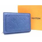 ショッピングルイ・ヴィトン ■極美品■ LOUIS VUITTON ルイヴィトン M80943 モノグラムアンプラント ポルトフォイユ クレア 財布 ウォレット ネイビーブルー AW0872