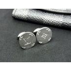 ショッピングLOUIS ■極美品■ LOUIS VUITTON ヴィトン M61971 ブトン ドゥ マンシェット モノグラム  カフス カフリンクス アクセサリー シルバー系 BF5923