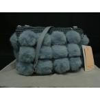 ショッピングアンテプリマ ■美品■ ANTEPRIMA アンテプリマ ミスト ペーリ ファー×ニット チェーン 2WAY ハンドバッグ ショルダー  斜め掛け ブルー系 BK9558