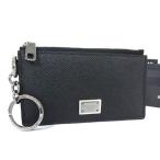 ■新品■未使用■ DOLCE＆GABBANA ドルチェ&ガッバーナ レザー フラグメントケース カードケース コインケース ブラック系 BL6240