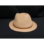 ■極美品■ HELEN KAMINSKI ヘレンカミンスキー ラフィア×コットン ハット 麦わら帽子 レディース ブラウン系 BM5926