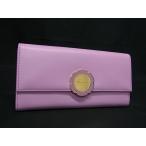 ショッピングフェラガモ ■新品■未使用■ Salvatore Ferragamo フェラガモ レザー 二つ折り 長財布 ウォレット レディース パープル系 BN1395