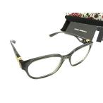 ショッピングGABBANA ■美品■ DOLCE＆GABBANA ドルチェ&ガッバーナ DG5066 3291 めがね メガネ 眼鏡 メンズ レディース クリアグレー系 BN4892