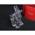 ショッピングバカラ ■新品同様■ Baccarat バカラ クリスタルガラス トナカイ フィギュリン オブジェ 置物 インテリア クリア BT0183