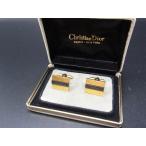 ChristianDior Christian Dior запонки кафф links аксессуары джентльмен бизнес мужской оттенок золота × оттенок черного DE2468