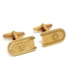 # прекрасный товар # ChristianDior Christian Dior Vintage запонки кафф links аксессуары бизнес джентльмен оттенок золота DE7899