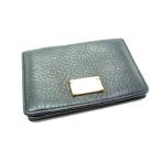 # прекрасный товар # MARC JACOBS Mark Jacobs кожа чехол для пропуска чехол для проездного билета футляр для карточек карта inserting оттенок черного DF1143