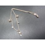 Folli Follie フォリフォリ SV925 ラインストーン ネックレス ペンダント アクセサリー レディース シルバー系 DF1254