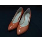 ANTEPRIMA アンテプリマ パテントレザー ヒール パンプス サイズ 23.5cm 靴 シューズ レディース オレンジ系 DF7300