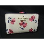 kate spade ケイトスペード レザー 二つ折り 財布 ウォレット 札入れ 小銭入れ カード入れ アイボリー系×マルチカラー DG8283