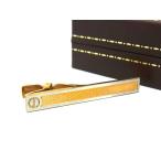 # прекрасный товар # dunhill Dunhill галстук булавка Thai зажим аксессуары бизнес джентльмен мужской оттенок золота × оттенок серебра DG8747