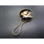 # прекрасный товар # LIMOGES CASTEL Limo -ju дворец зеркало ручное зеркало интерьер женский оттенок золота × оттенок черного DH1570