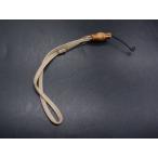 GUCCI Gucci bamboo кожа ремешок сумка очарование женский мужской оттенок бежевого DH1641